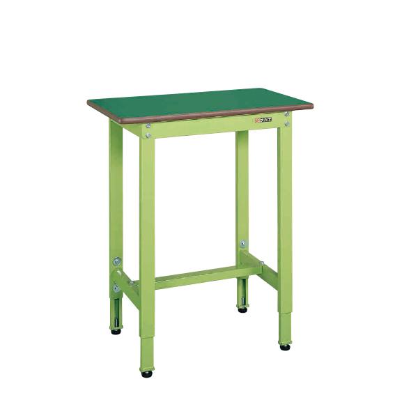 サカエ 軽量作業台 高さ調整可能 固定 TKK8タイプ TKK8-074F 幅750×奥行450×高...