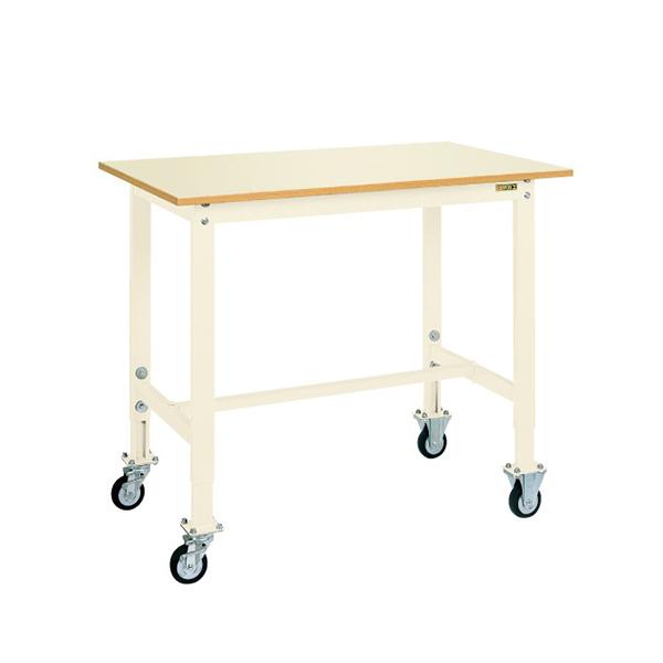 サカエ 軽量セル作業台 移動式作業台 高さ調節可能 均等耐荷重200kg ゴムキャスター 幅900×...