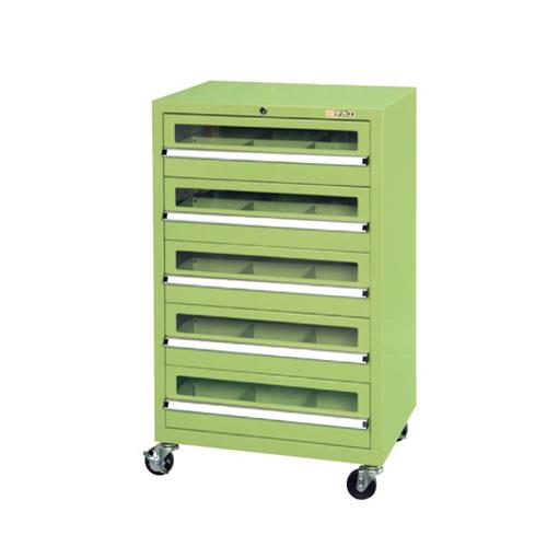 サカエ ユニットキャビネット 工具収納 UC-5AR 幅600×奥行450×高さ1000mm