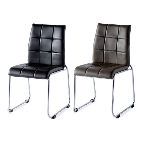 法人様限定 4脚セット スタッキング ミーティングチェア レザー調 Olieve DX 幅495×奥...