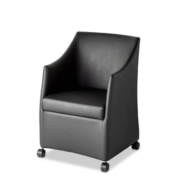 法人様限定 応接兼用キャスター付きミーティングチェア 幅740×奥行830×高さ868mm