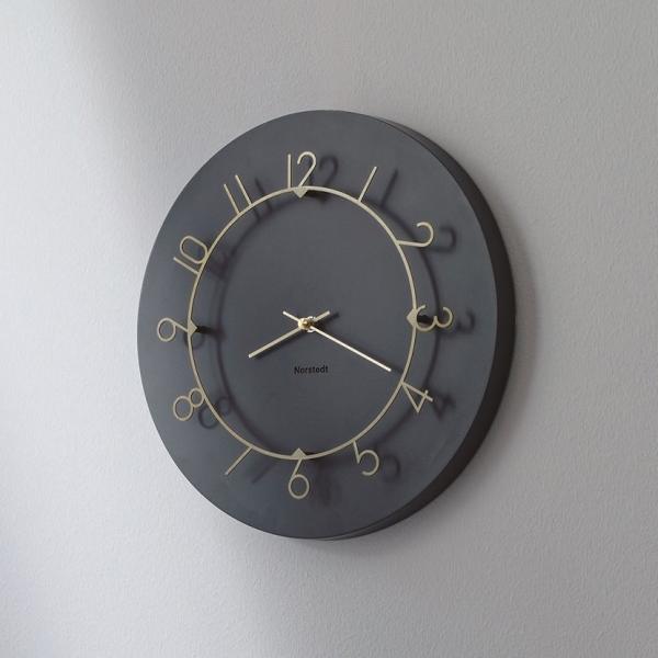 掛け時計 ルウ 壁掛け 時計 おしゃれ スイープ 静か 無音 壁時計 ウォールクロック 北欧 シンプ...