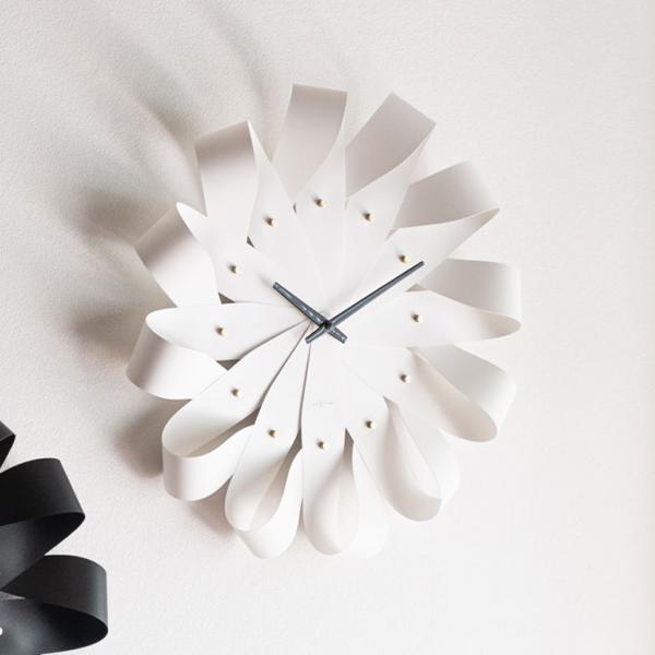 掛け時計 kazaguruma カザグルマ 秒針なし 静音 壁掛け 時計 ウォールクロック スイープ...