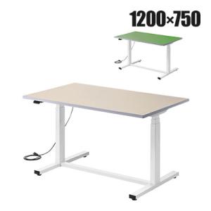 電動昇降作業台 静止荷重100kg スタンディングデスク パソコンデスク 作業台 塩ビシート天板 遠...