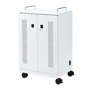 サンワサプライ タブレット収納キャビネット(40台収納) W600×D450×H933mm