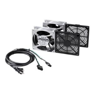 サンワサプライ 放熱ファン高速タイプt=38mm2個セット W120×D120×H38mm