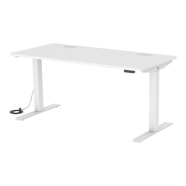 e電動昇降デスク オフィスウェルネス インジケーター/メモリー機能付き 幅1500×奥行700×高さ...