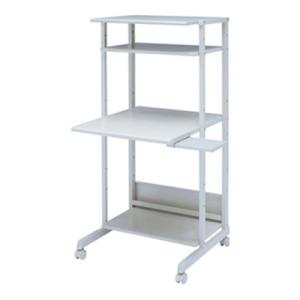 パソコンラック 重量型 総耐荷重:140kg キャスター付 SS-RAC-EC2SN