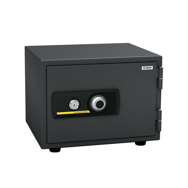エーコー 家庭用 小型 耐火金庫 ダイヤル式 A4用紙収納可 アラーム付き/BSS-A