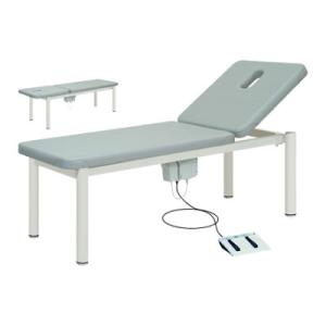 ◇サイズ選択有◇フェイシャル ボディ エステベッド 電動式背上げ機能 有孔電動アシストベッド-1 T...