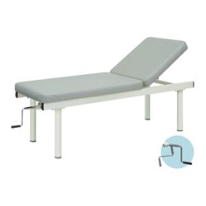 ◇サイズ選択有◇フェイシャル ボディ エステベッド クランク式背上げ機能 リクライナーテーブル(無孔...