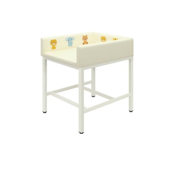 高田ベッド 刺繍付きおむつ交換台 抗菌・耐次亜塩素酸 耐アルコールレザー 選べるサイズ・レザーカラー...