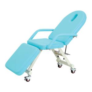 ◇サイズ選択有◇フェイシャル ボディ エステベッド アームレスト付 キャスター脚 有孔ピックス TB...