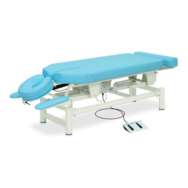 ◇サイズ選択有◇カイロプラクティック 整体 アプローチベッド 手動昇降 前開き有孔 マルチ機能付 ゼ...