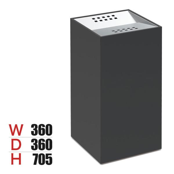 テラモト large ashtray(ラージアッシュトレイ) 灰皿 15L 吸い殻入れ タバコ アジ...