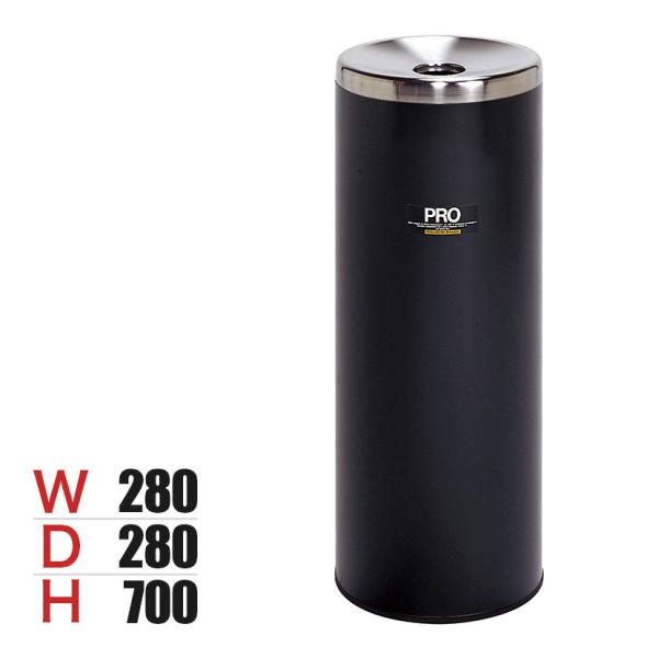 テラモト プロタワー灰皿L 3.1L 吸い殻入れ タバコ 直径280×高さ700mm