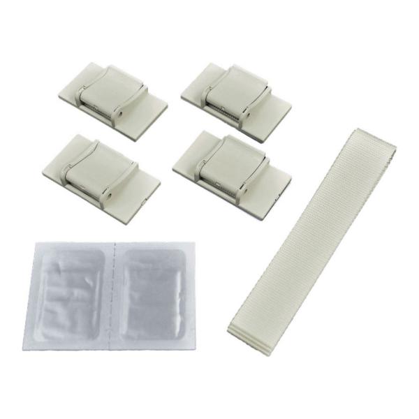 イーフィックスM 落下防止ストラップ クリーム EF-64V 地震対策 耐震 防災 固定