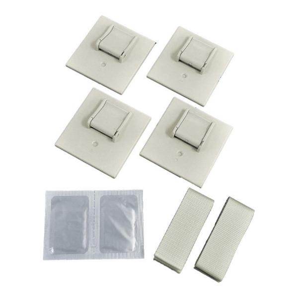 イーフィックスL 落下防止ストラップ クリーム EF-80G 地震対策 耐震 防災 固定