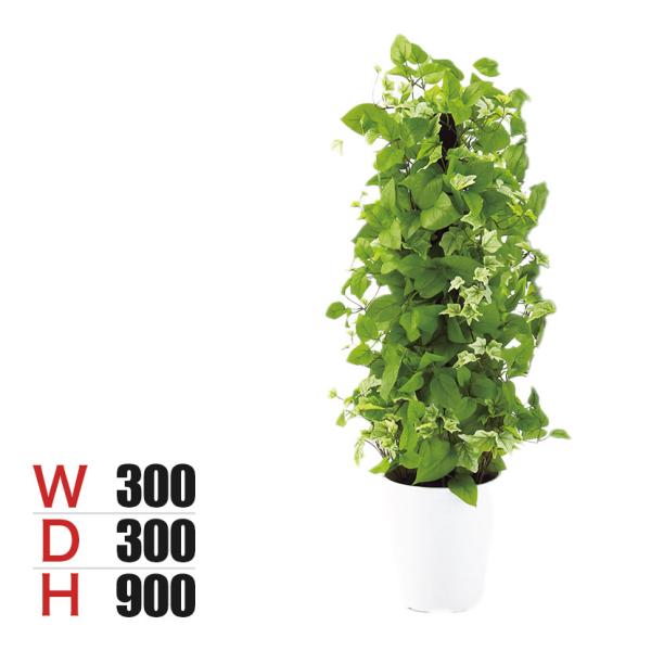 観葉植物 人工樹木 フェイクグリーン 造花 MIXヘゴ ライム/ライム 高さ900mm 鉢:SA-7...