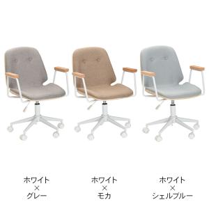ホームチェア オフィスチェア 肘付 テレワーク...の詳細画像2
