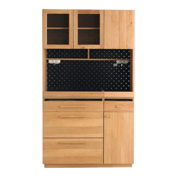 ハウタ 105KB ナチュラル 食器棚 キッチン収納 幅1050×奥行465×高さ1800mm