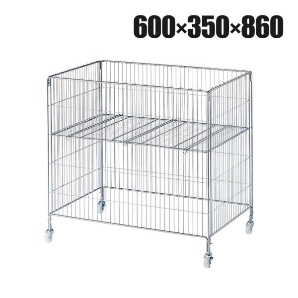 ワイヤーワゴン セールワゴン 投げ込みワゴン 陳列什器 ネットワゴン バスケット 商品陳列 クローム...