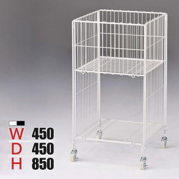 ワイヤーワゴン 2段 セールワゴン 投げ込みワゴン 陳列什器 ネットワゴン バスケット 商品陳列 キ...