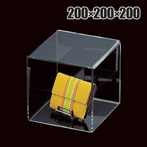 アクリル5面ボックス 収納ケース 収納ボックス 化粧品 小物 幅200mm角 業務用 店頭用 店舗什...