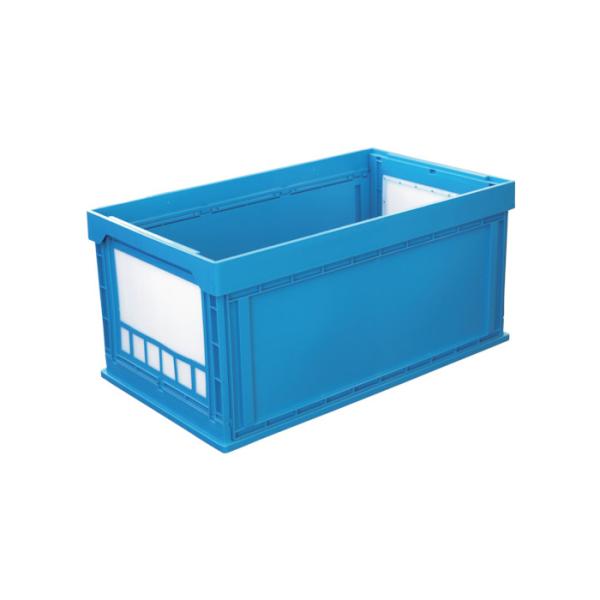 KUNIMORI プラスチック折畳ミコンテナ パタコン N-150 ブルー 50200-N150-B