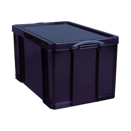 RUP コンテナ Really Useful Box 84L ブラック 84BLK