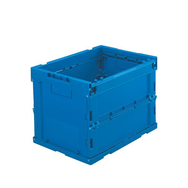 TRUSCO α折リタタミコンテナ 20L ダークブルー TR-S20