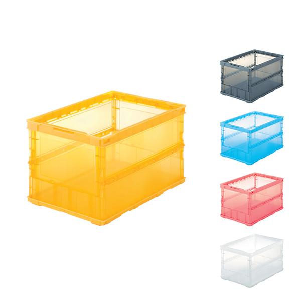 TRUSCO 薄型折リタタミコンテナスケル 50L TSK-O50B