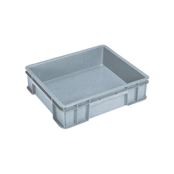 ヒシ S型コンテナ 有効内寸472×389×112mm グレー S-21