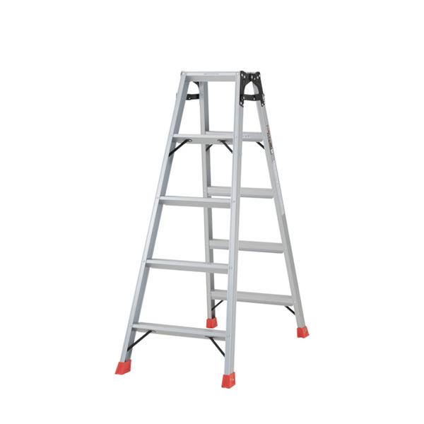 TRUSCO ハシゴ兼用脚立 アルミ合金製脚カバー付 高さ1.40m TPRK-150