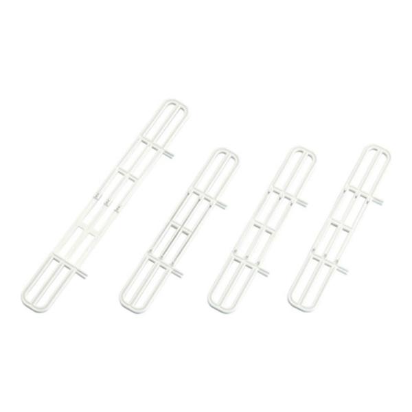 オプション TRUSCO 樹脂製平台車 ルートバン用 こぼれ止めセット 4個入リ 幅340〜582×...