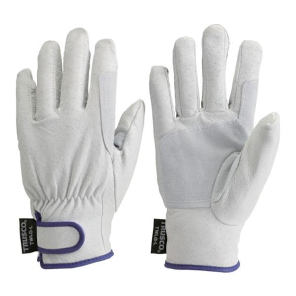 TRUSCO マジック式防寒豚本革手袋 当て付きタイプ TWLG