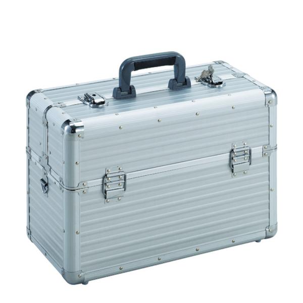 TACR-45 アルミケース(両開き) シルバー 幅450×奥行225×高さ320mm トラスコ中山...