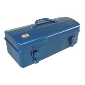 Y-420-B 山型工具箱 ブルー 国産 幅430×奥行200×高さ200mm トラスコ中山 (TR...