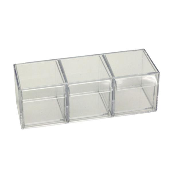 蝶プラ デスコ 透明 引出し付ケース 引出し縦/横自在 P3 690632