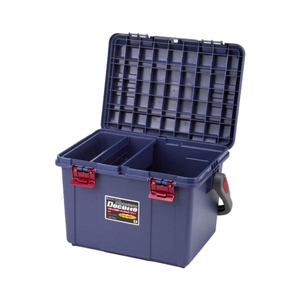 リングスター ドカット 両開きふた 収納性抜群 D-5000 ブルー D-5000-B