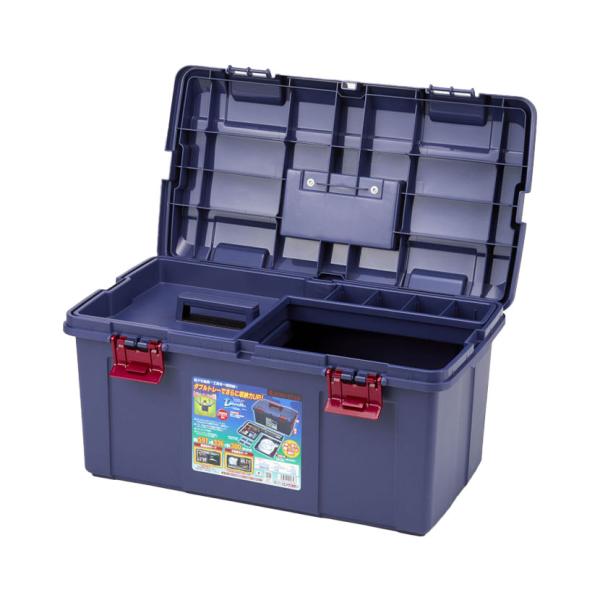 リングスター ドカット 両開きふた 収納性抜群 D-6000 ブルー D-6000-B