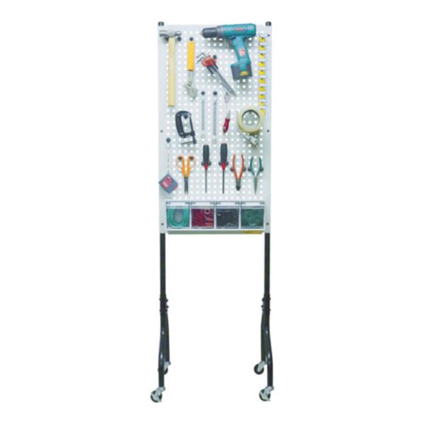 TRUSCO パンチングパネル パネリーナ キャスター付き