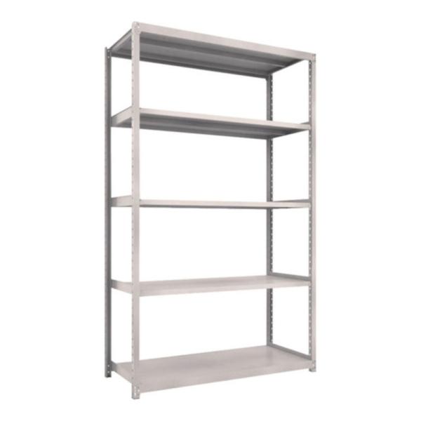 本体 TRUSCO M2型軽中量棚 幅1460×奥行600×高さ2400mm 5段 単体 ネオグレー...