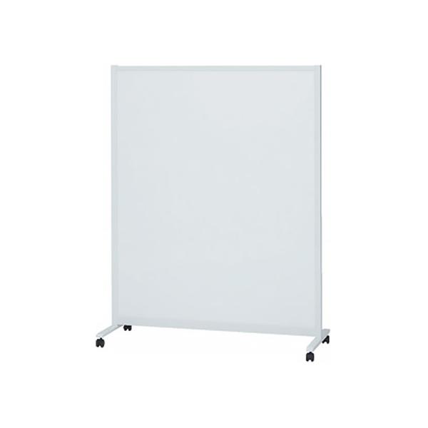 TRUSCO パーテーションホワイトボード 片面掲示板タイプ キャスター付き 幅1207×高さ150...