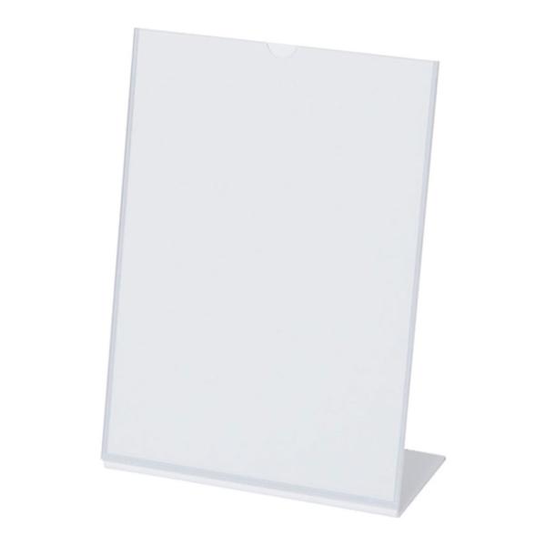TRUSCO 自立式差し込みポップケース A4 縦タイプ 縦310×横220mm