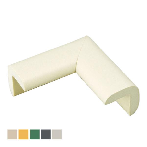 TRUSCO 安心クッション コーナー用 油面接着 極細 縦37×横37×高さ15mm 1個入り