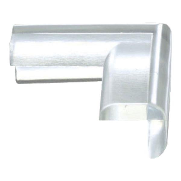 TRUSCO 安心クッション コーナー用 極細 クリア 縦37×横37×高さ15mm 1個入り