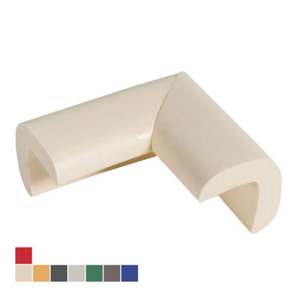 TRUSCO 安心クッション コーナー用 細 ニトリルゴム制 縦50×横50×高さ22mm 1個入り