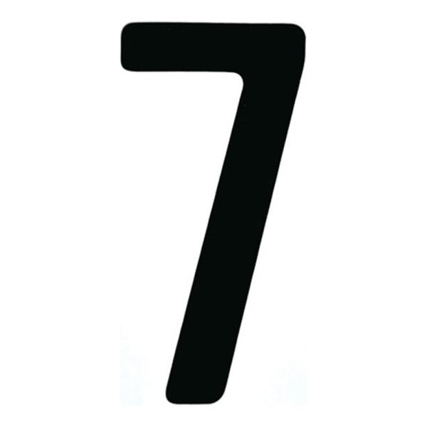 TRUSCO カッティング文字 黒 7 縦50×横25mm