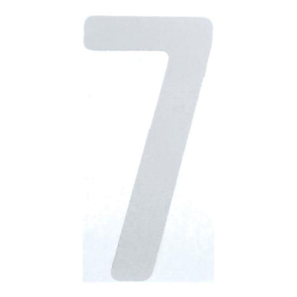 TRUSCO カッティング文字 白 7 縦50×横25mm